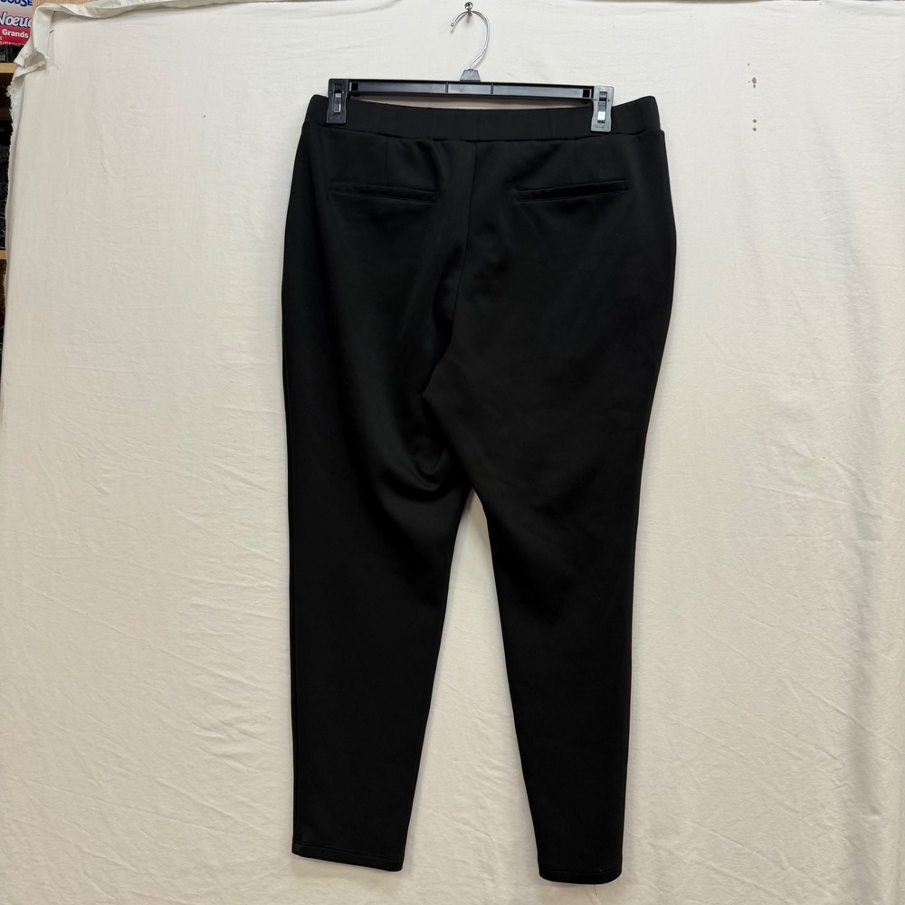 Love Scarlett Black Tapered Pull On Dress Pants Women XL Rhinestone Stud Accent - Picture 6 of 8